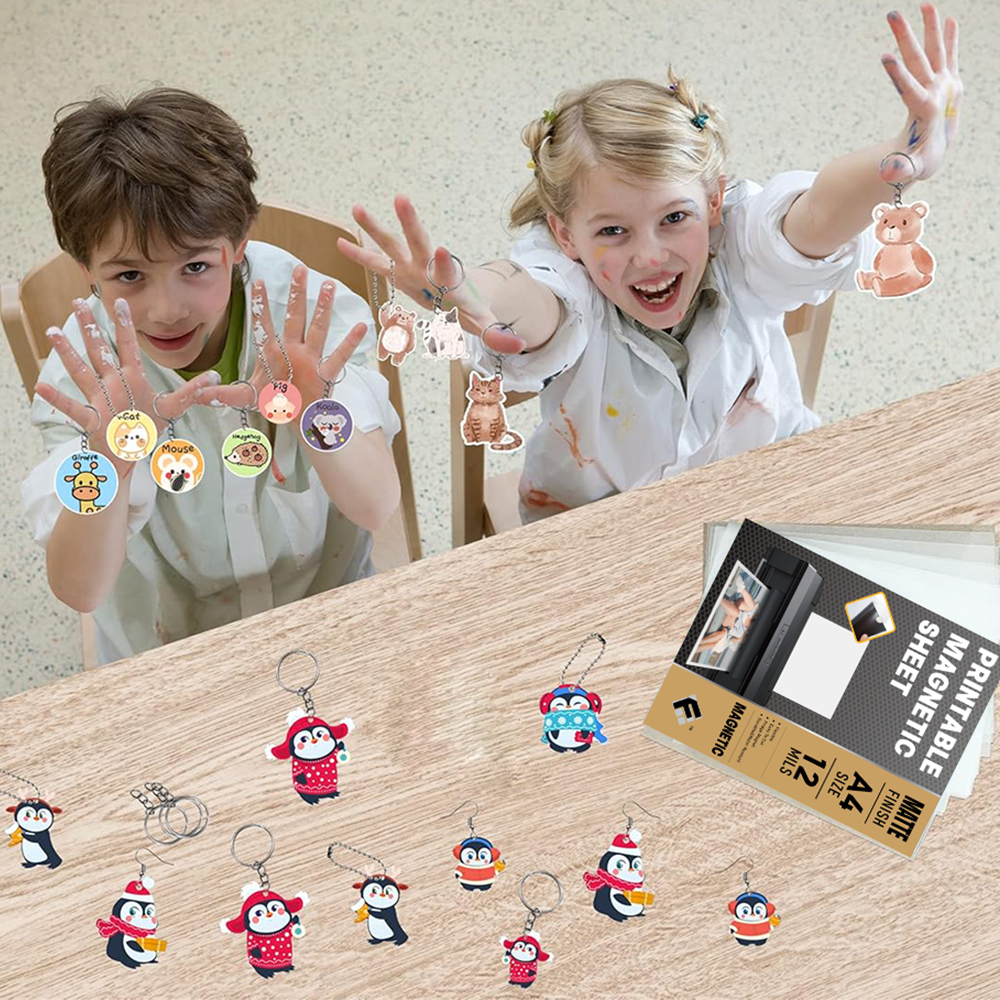 Papier rétractable imprimable à jet d’encre