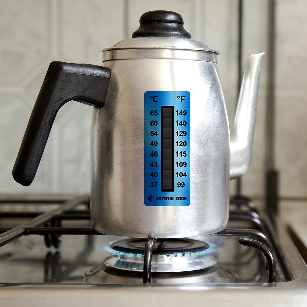 Étiquette indicatrice de température irréversible