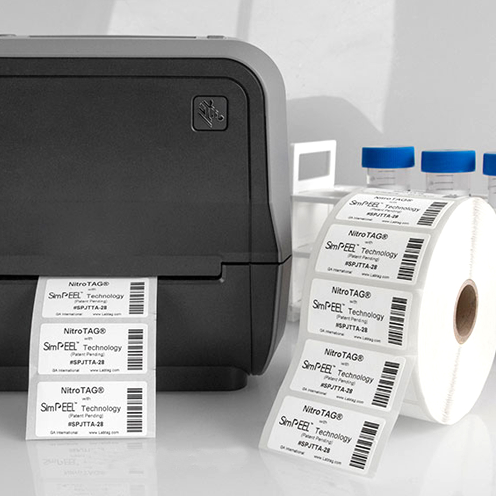 Étiquette cryogénique médicale