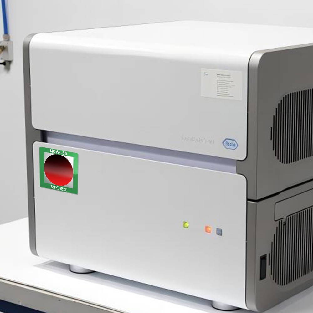 Autocollant réversible d’indication de température