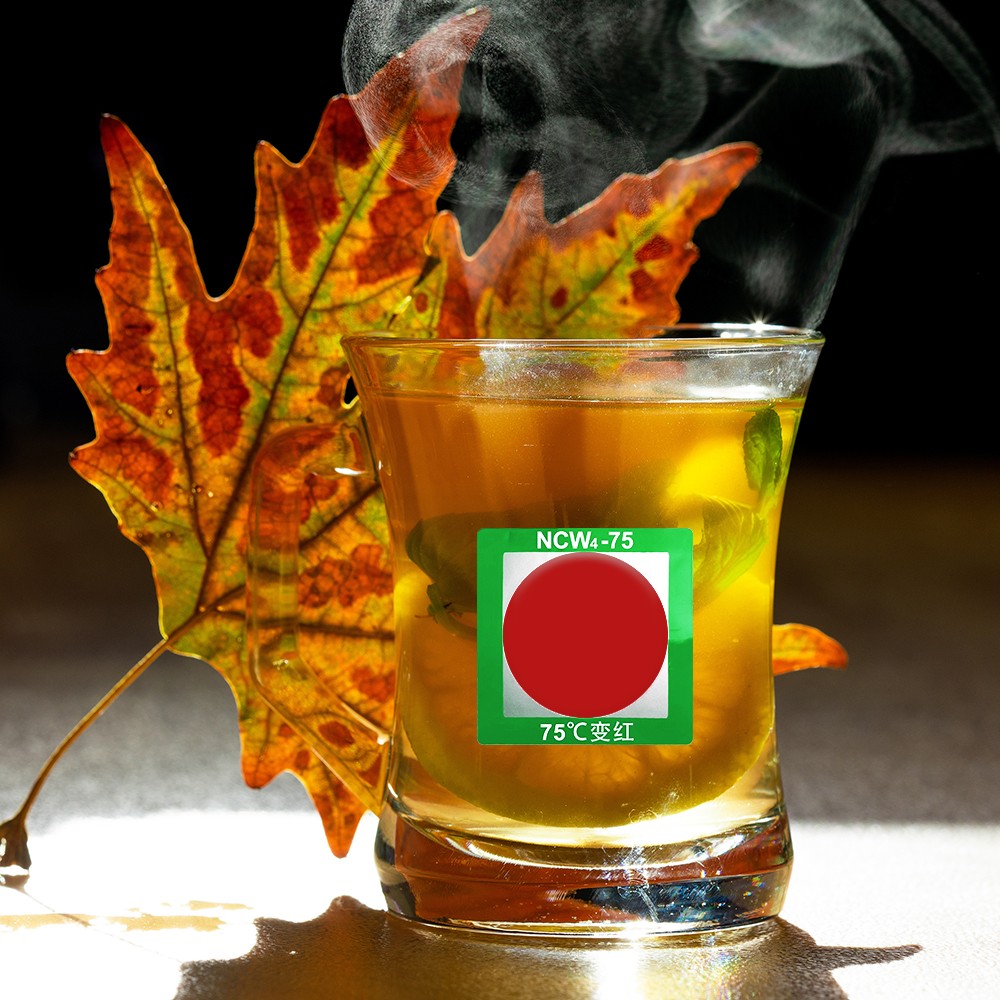 Autocollant réversible d’indication de température