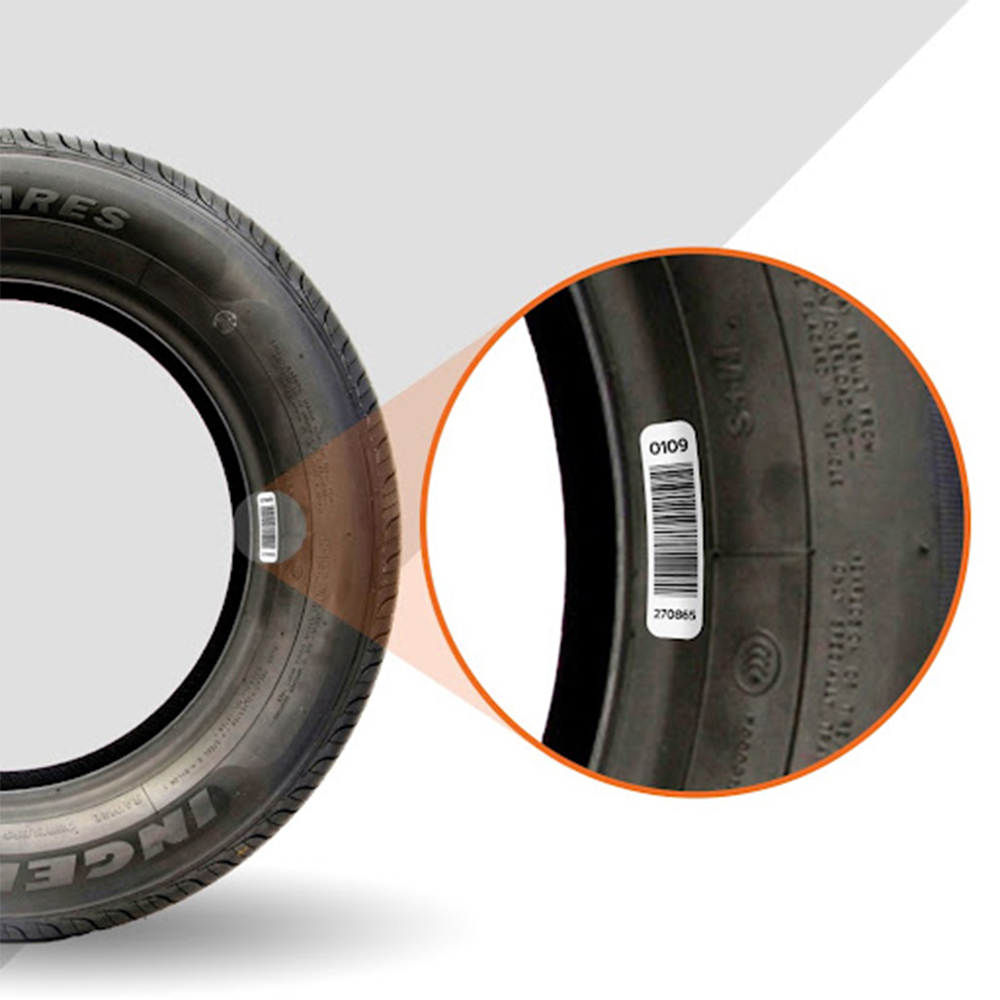 Étiquette de vulcanisation des pneus