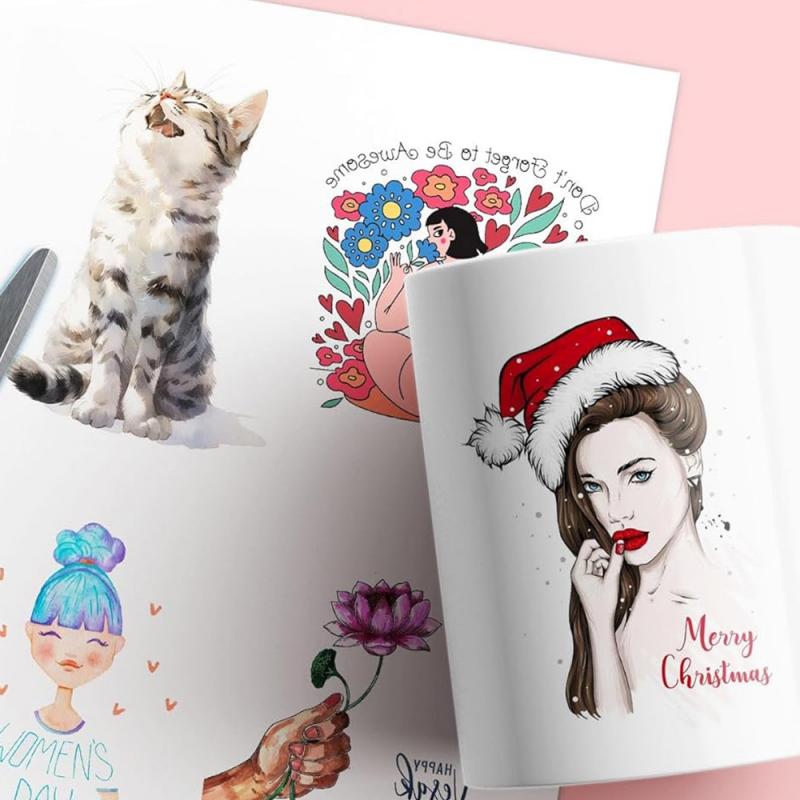 Feuille de décalcomanies A4 pour toboggan aquatique