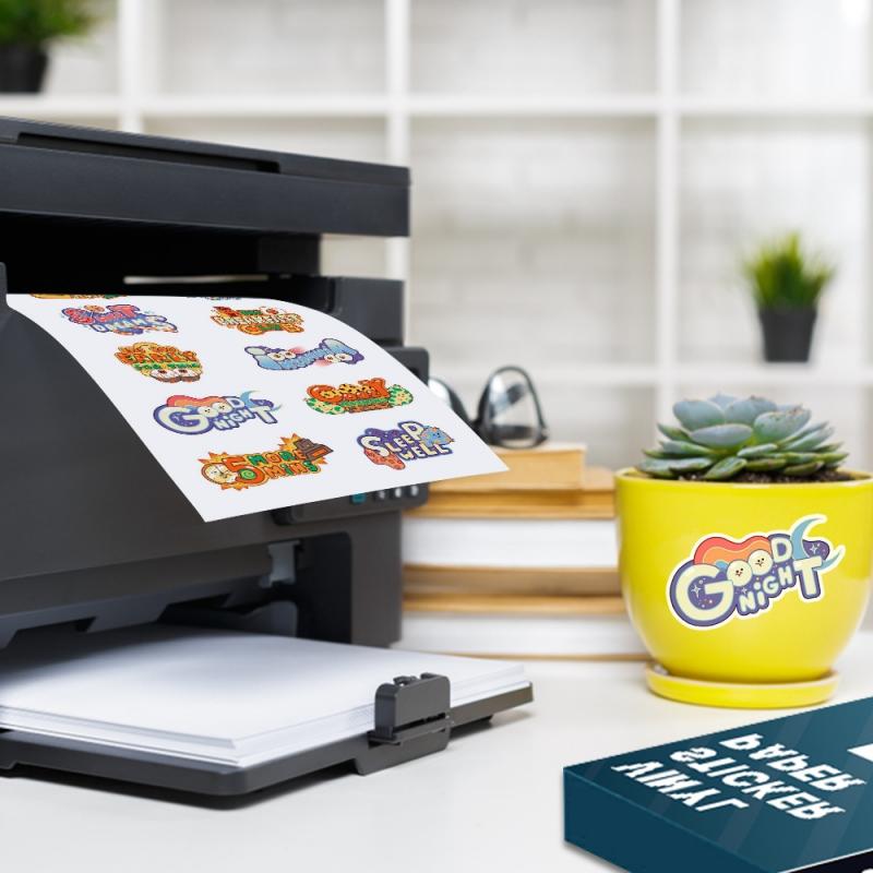 Vinyle en papier autocollant