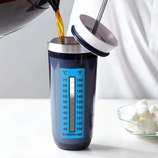 Autocollant thermomètre