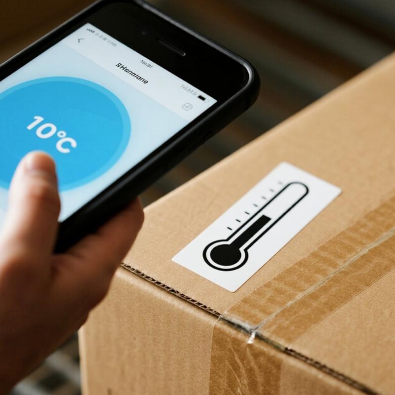 Étiquette de température NFC