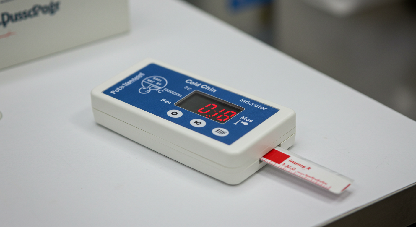 Indicateur de température de la chaîne froide