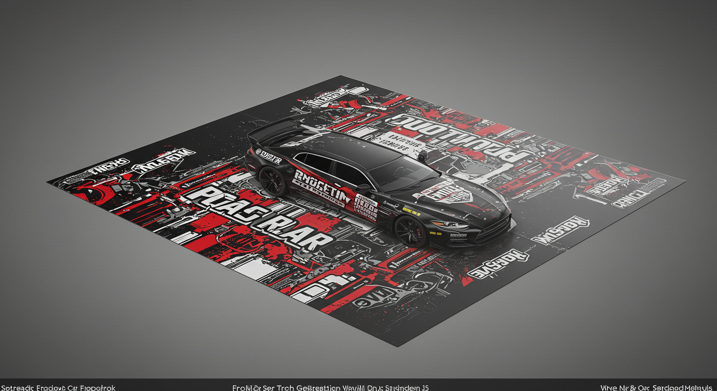 vinyle imprimable pour les autocollants de voiture