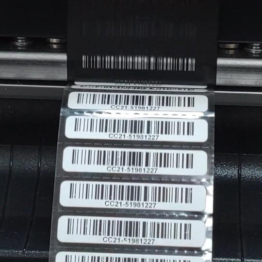 Étiquette de code-barres haute température pour cartes de circuits imprimés