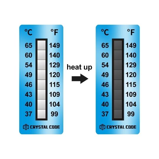 Autocollants sensibles à la chaleur