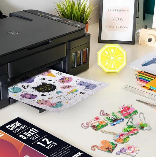 Plastique rétrécissement imprimable