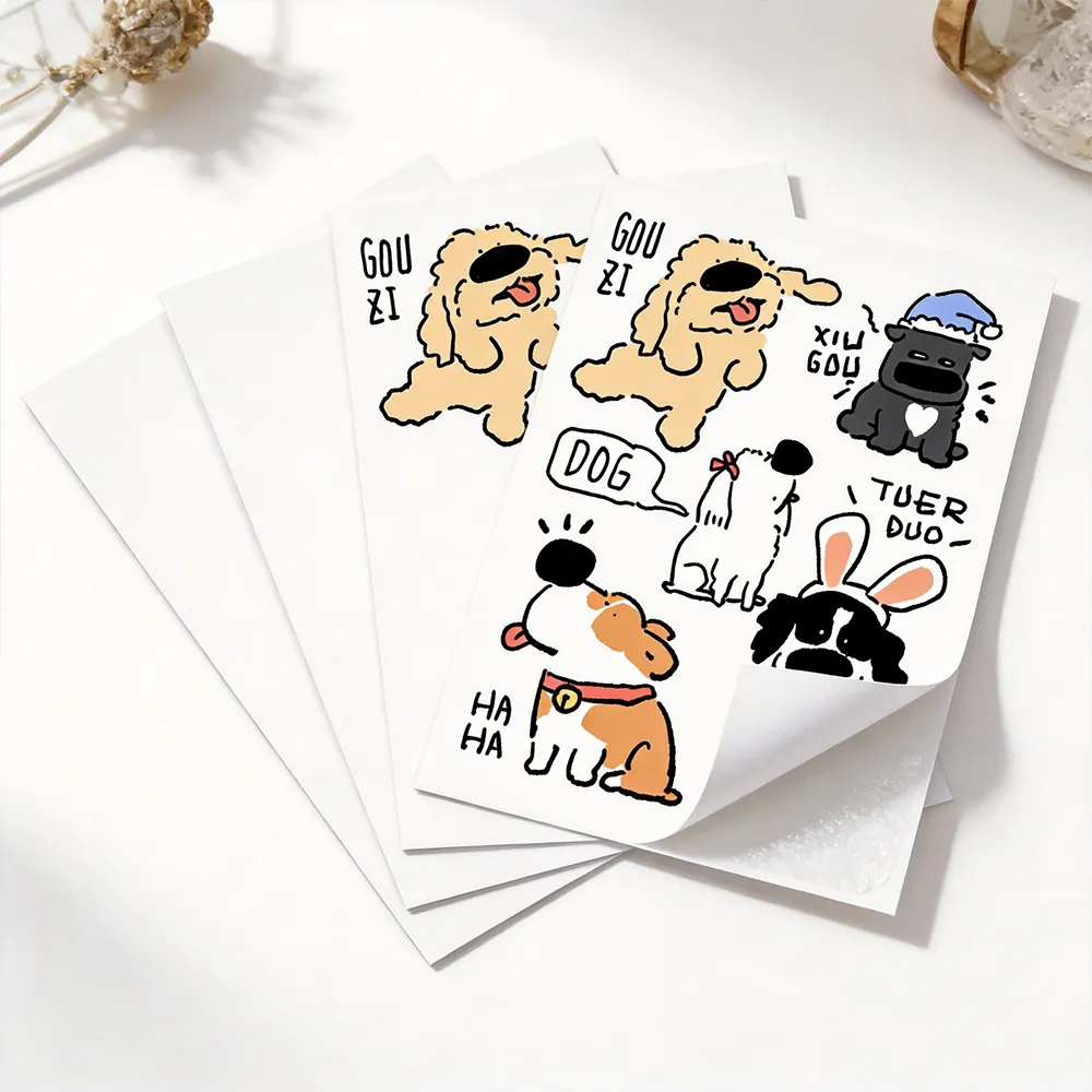 autocollants vinyles personnalisés A4