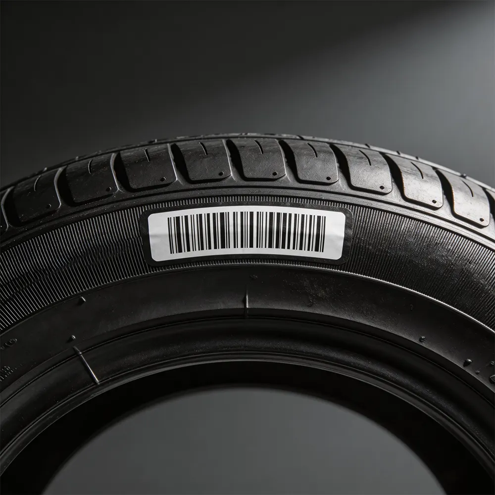 auto tire tracking label