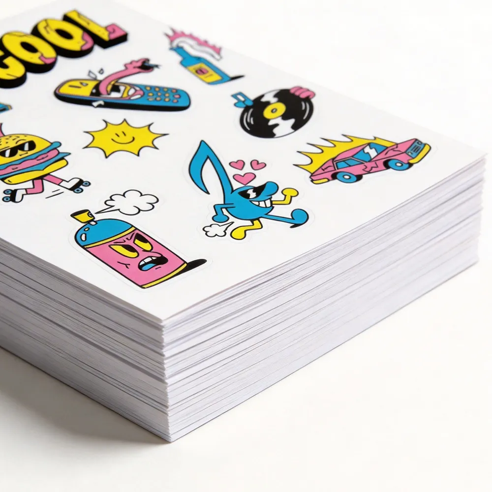 Papier autocollant vinyle imprimable en vrac