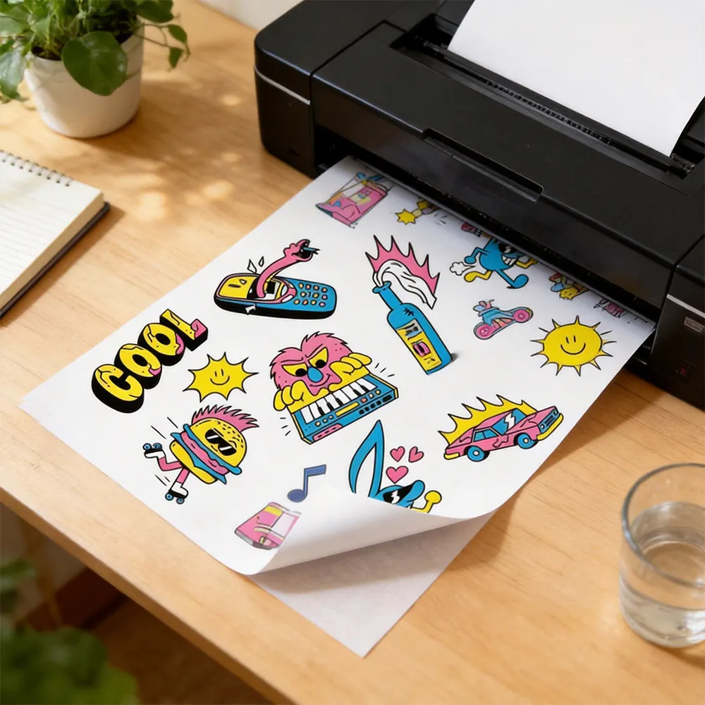 Papier autocollant à grand volume