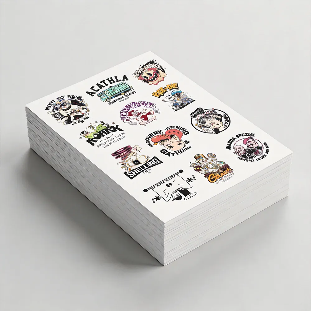 Feuilles autocollantes en vinyle PVC