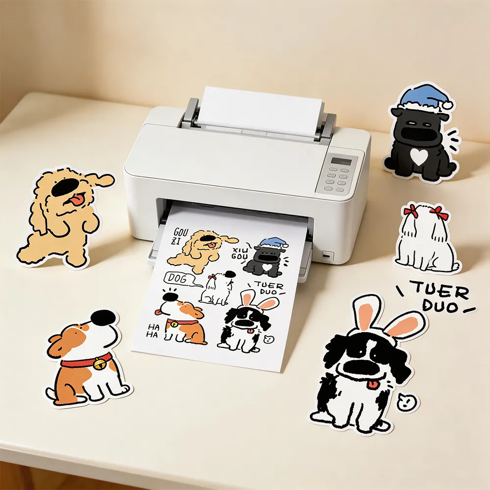 Papier autocollant imprimable au laser