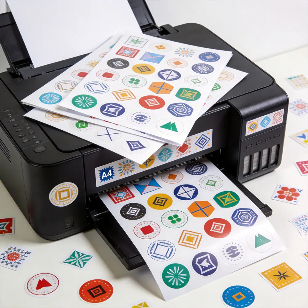 Autocollants vinyles personnalisés avec le logo