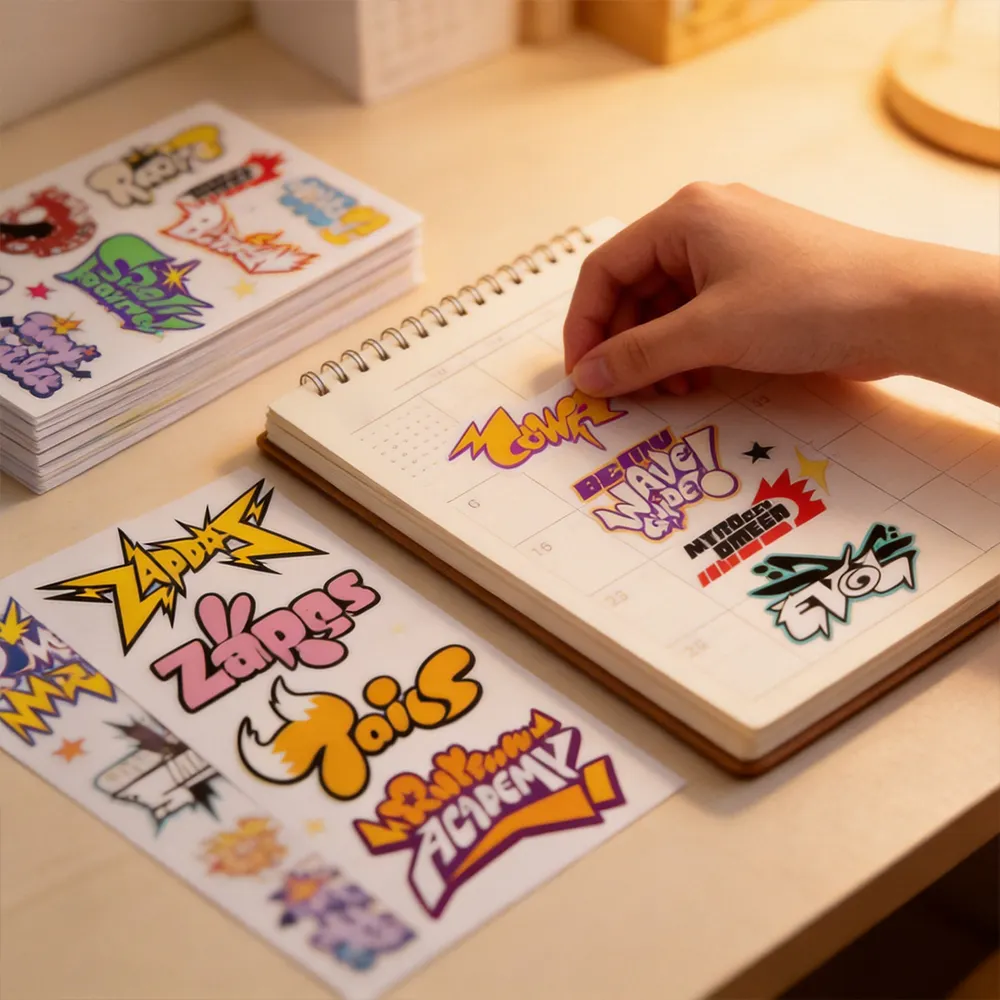 Étiquettes pour agenda en papier vinyle