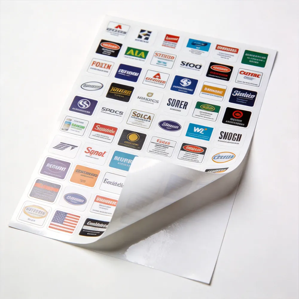Papier autocollant pour étiquettes jet d’encre