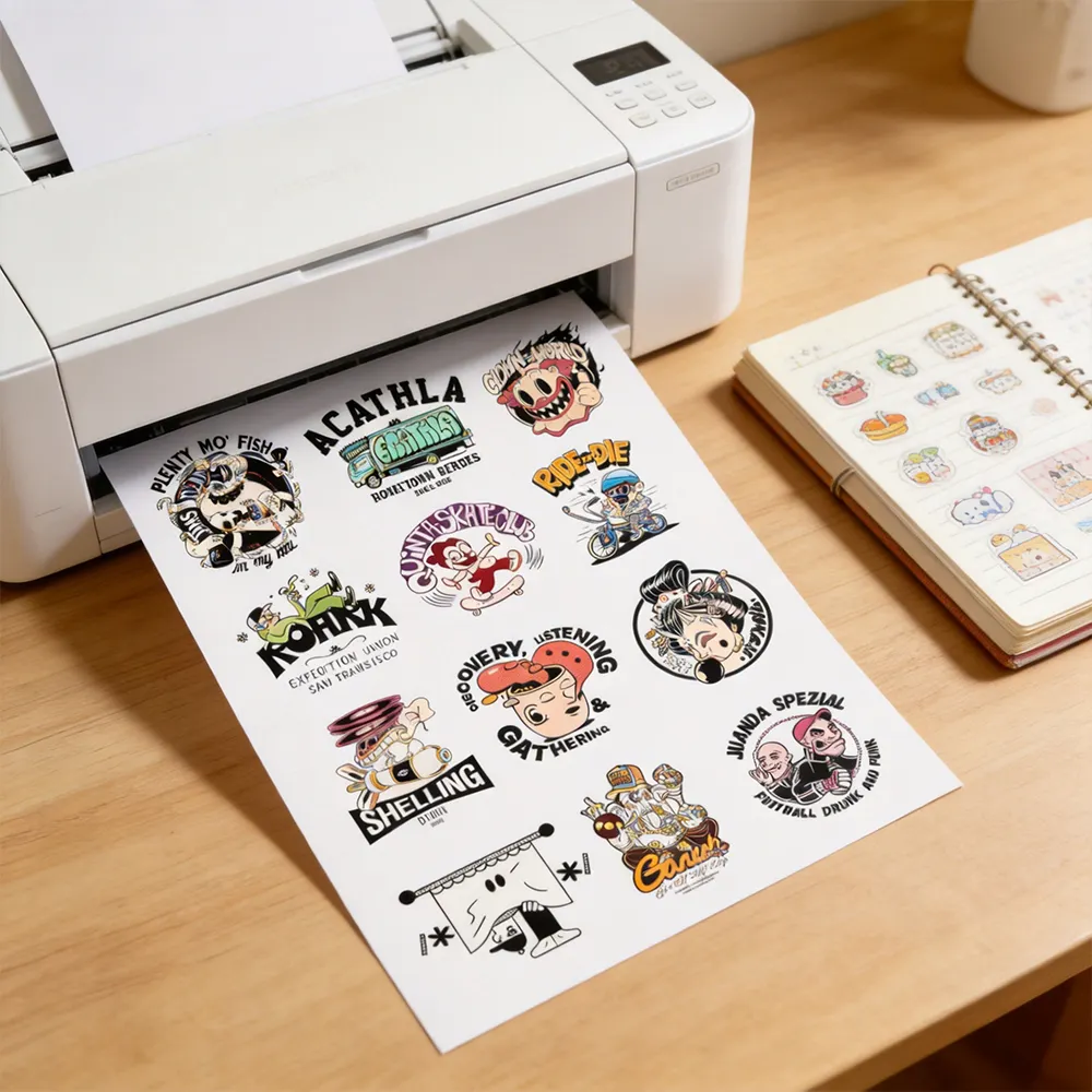 Autocollants vinyles personnalisés pour scrapbooking