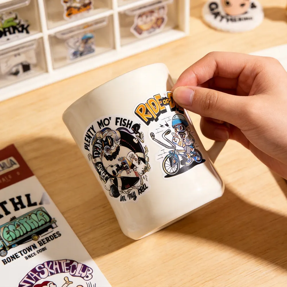 Autocollants personnalisés pour tumbler
