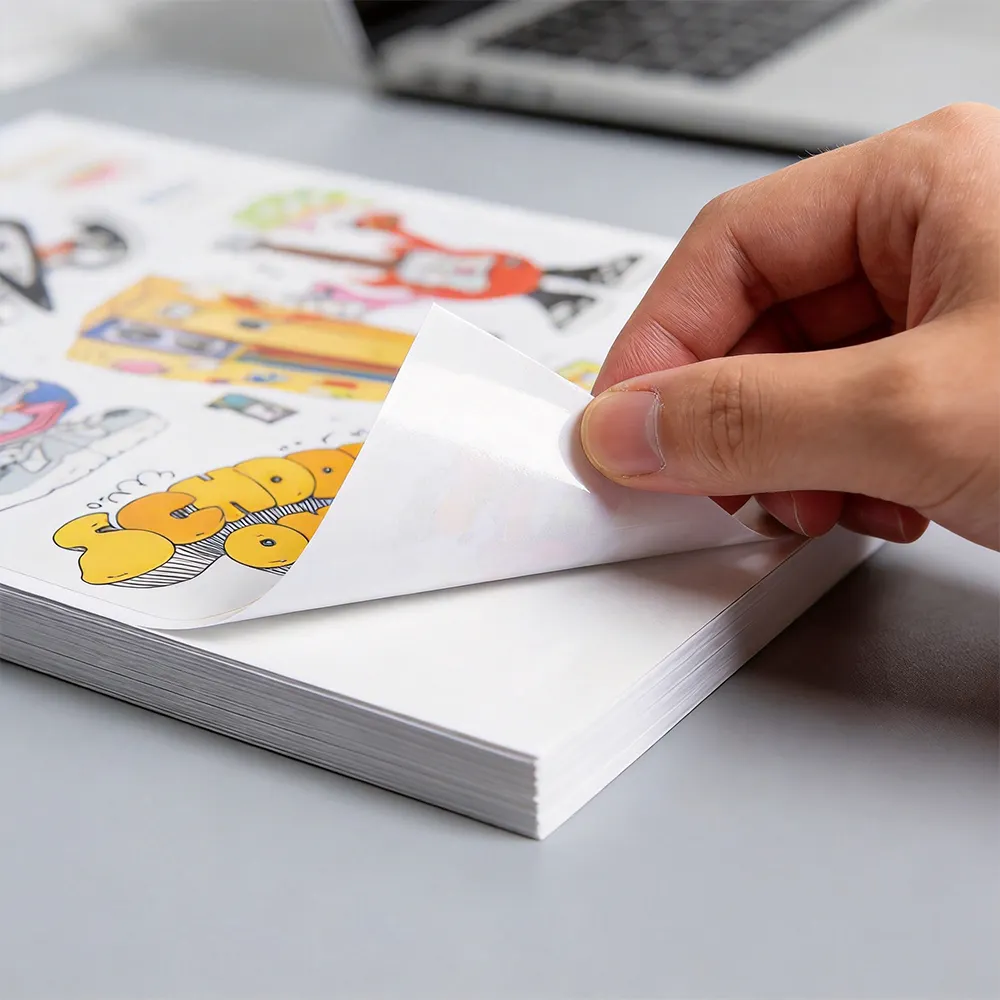 Papier autocollant vinyle imprimable