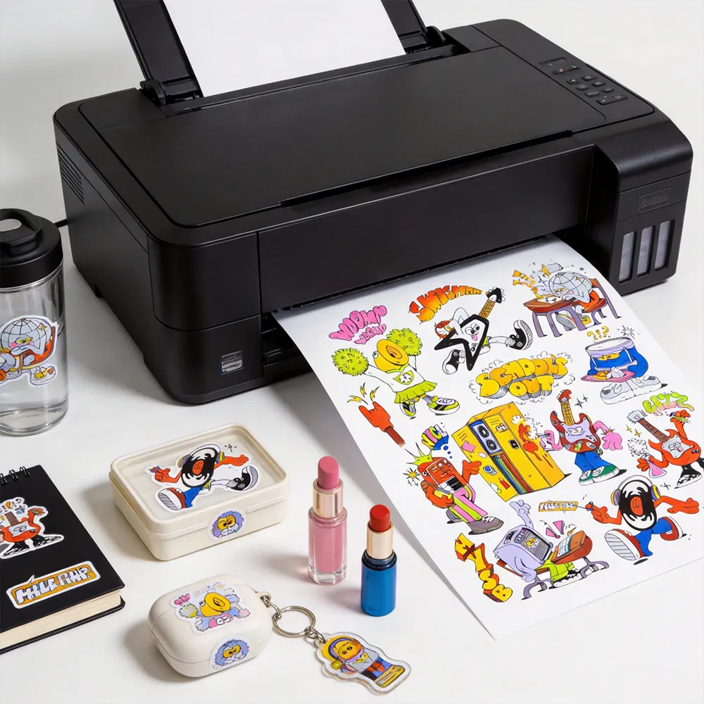 Papier autocollant vinyle imprimable