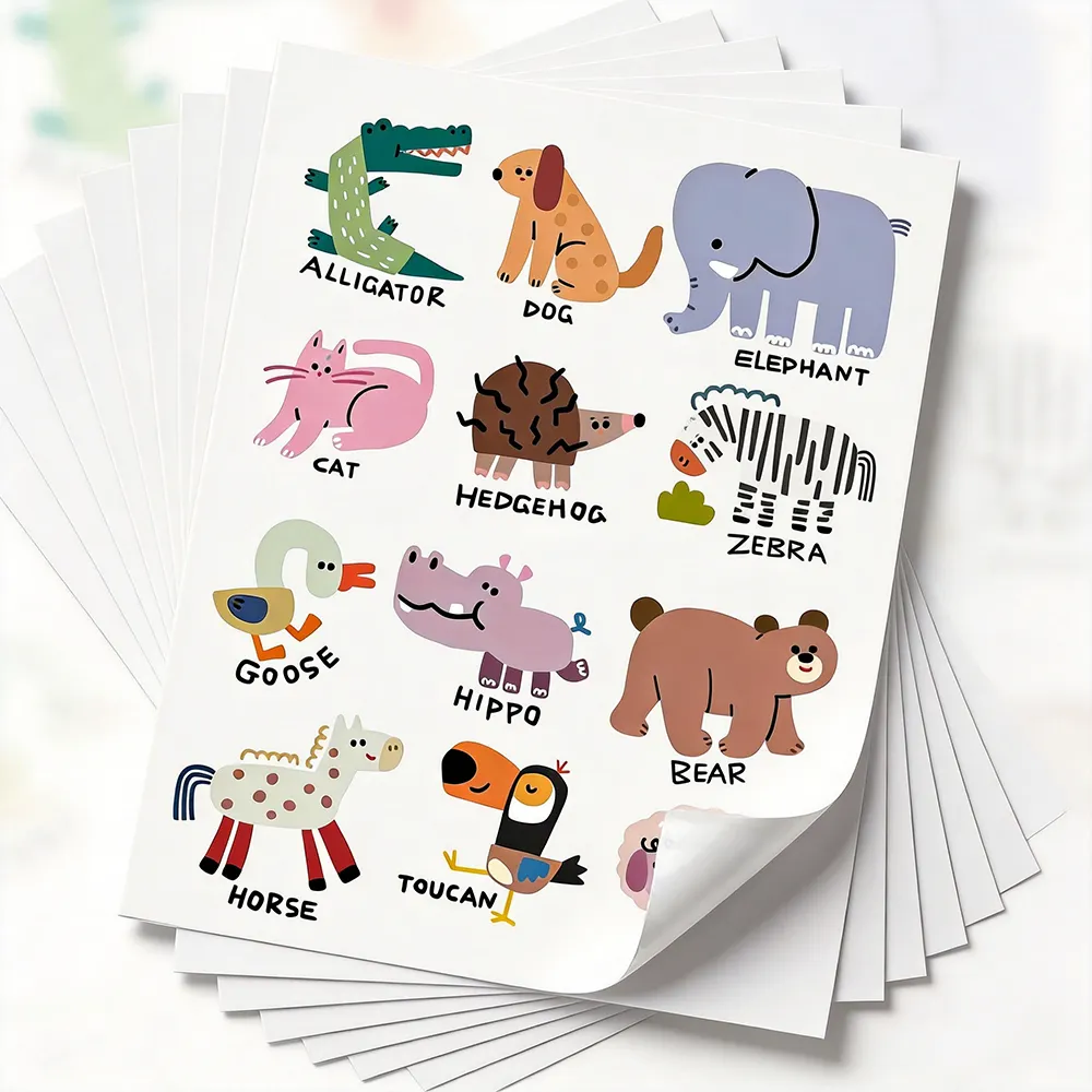 Papier autocollant vinyle imprimable
