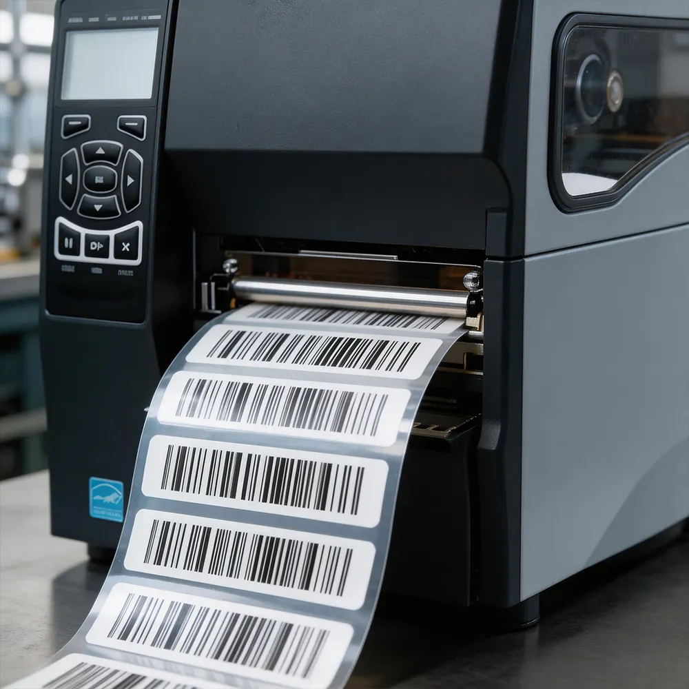 automotive tire barcode label