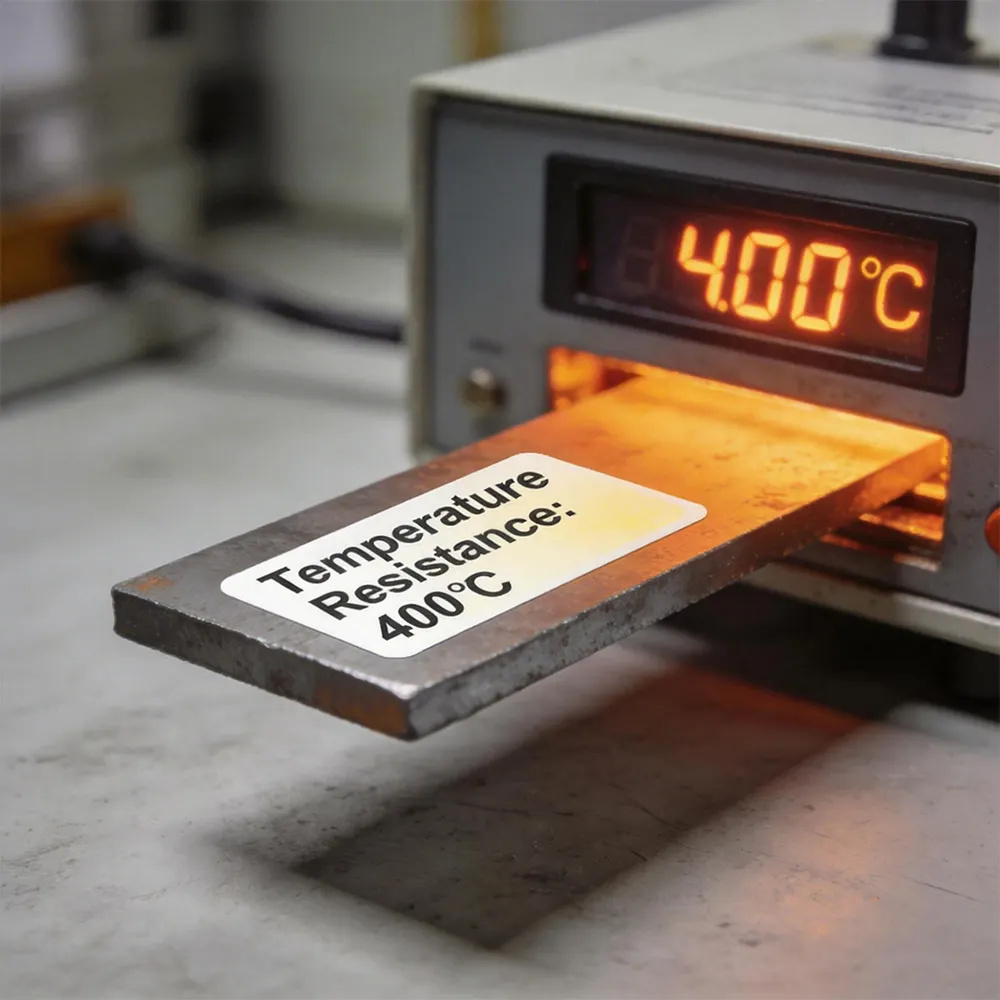 Labels métalliques durables