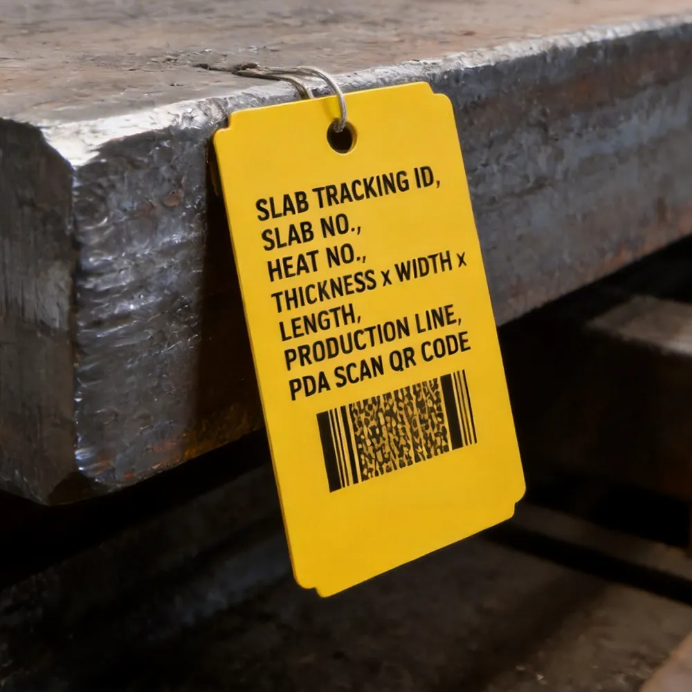 Étiquettes d’identification de suivi en aluminium
