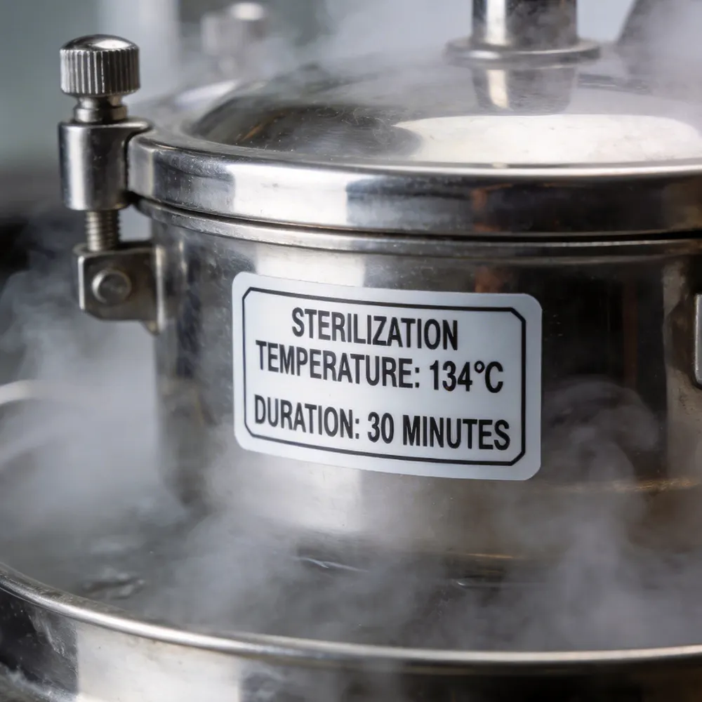 Étiquettes résistantes à l’autoclave