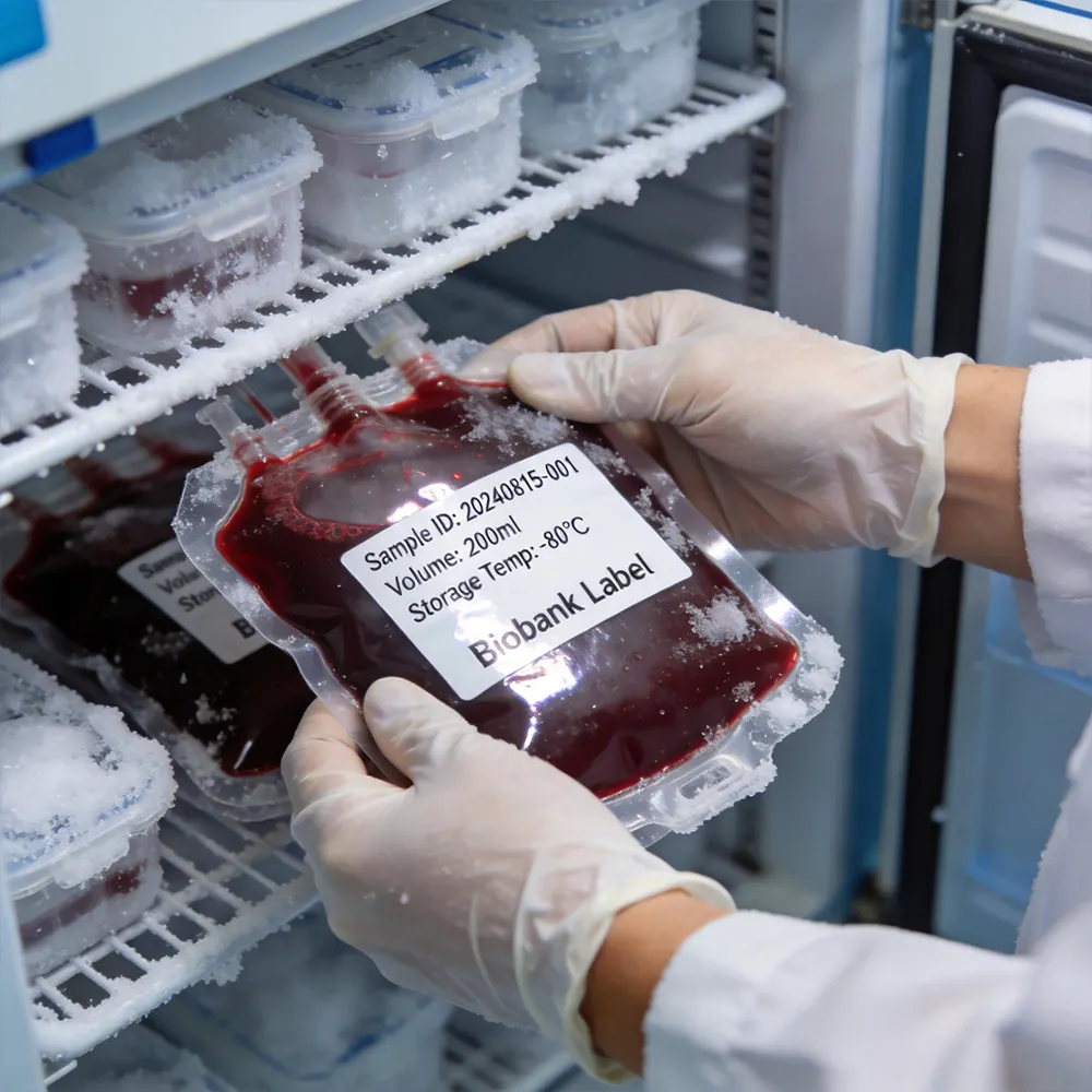 Autocollants de laboratoire adhésifs