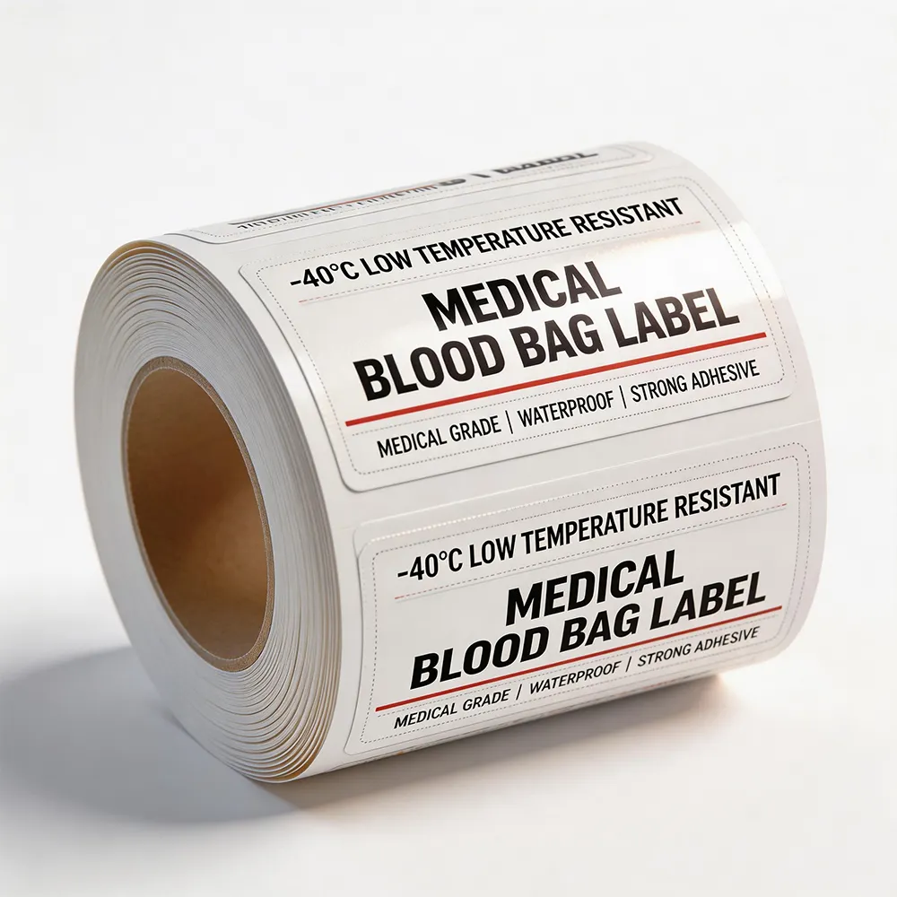 Étiquette médicale ultra froide
