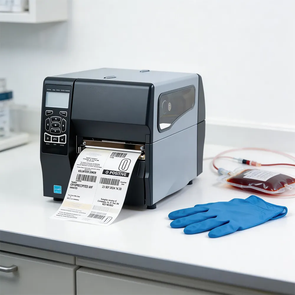 Étiquette de collection médicale