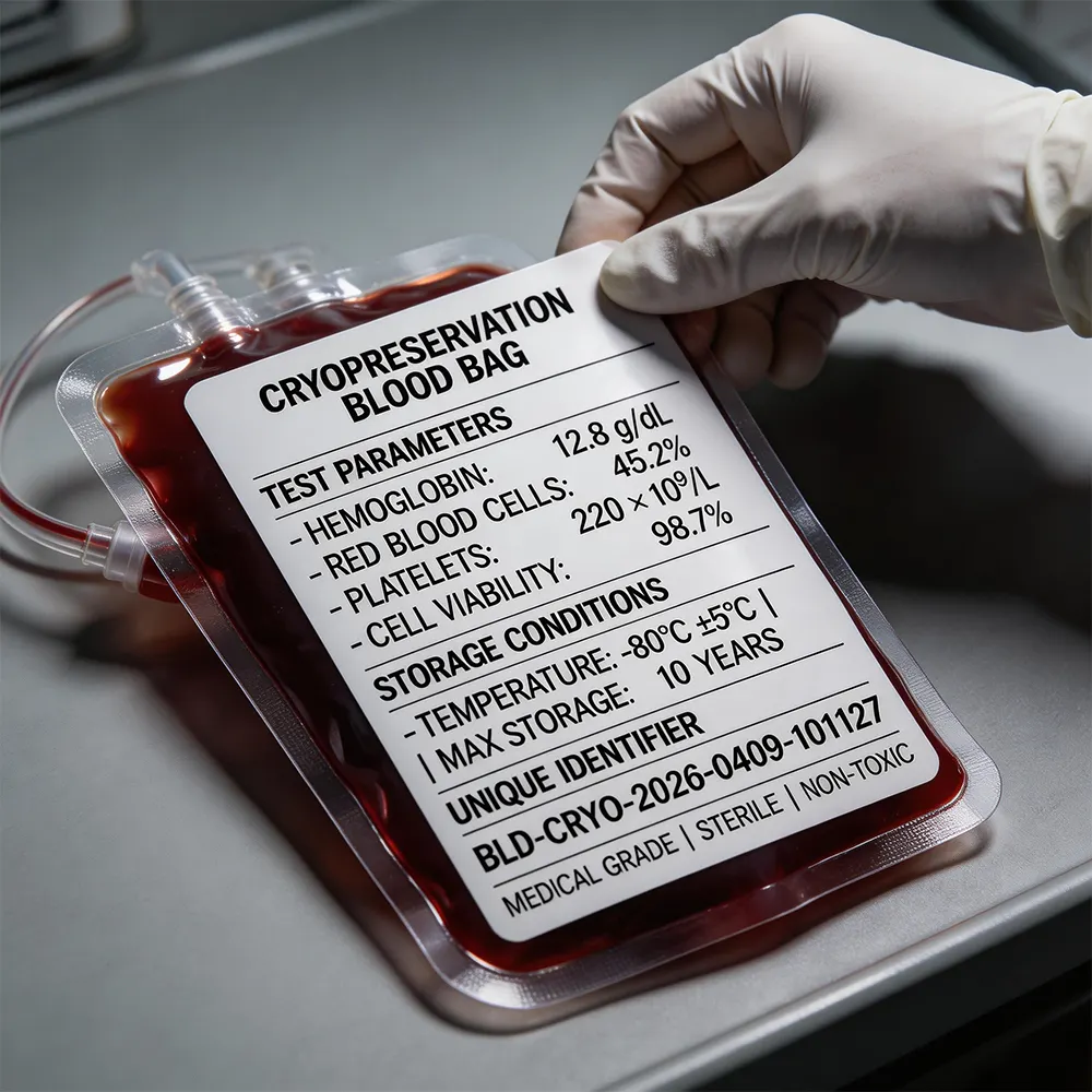 Étiquettes adhésives pour les laboratoires
