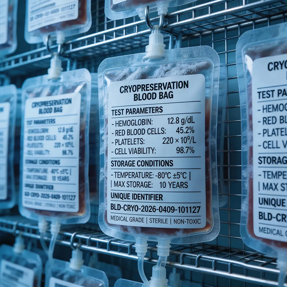 Étiquettes d’échantillons de codes-barres