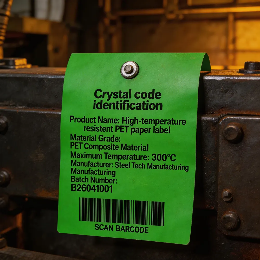 Étiquettes thermiques pour les usines sidérurgiques