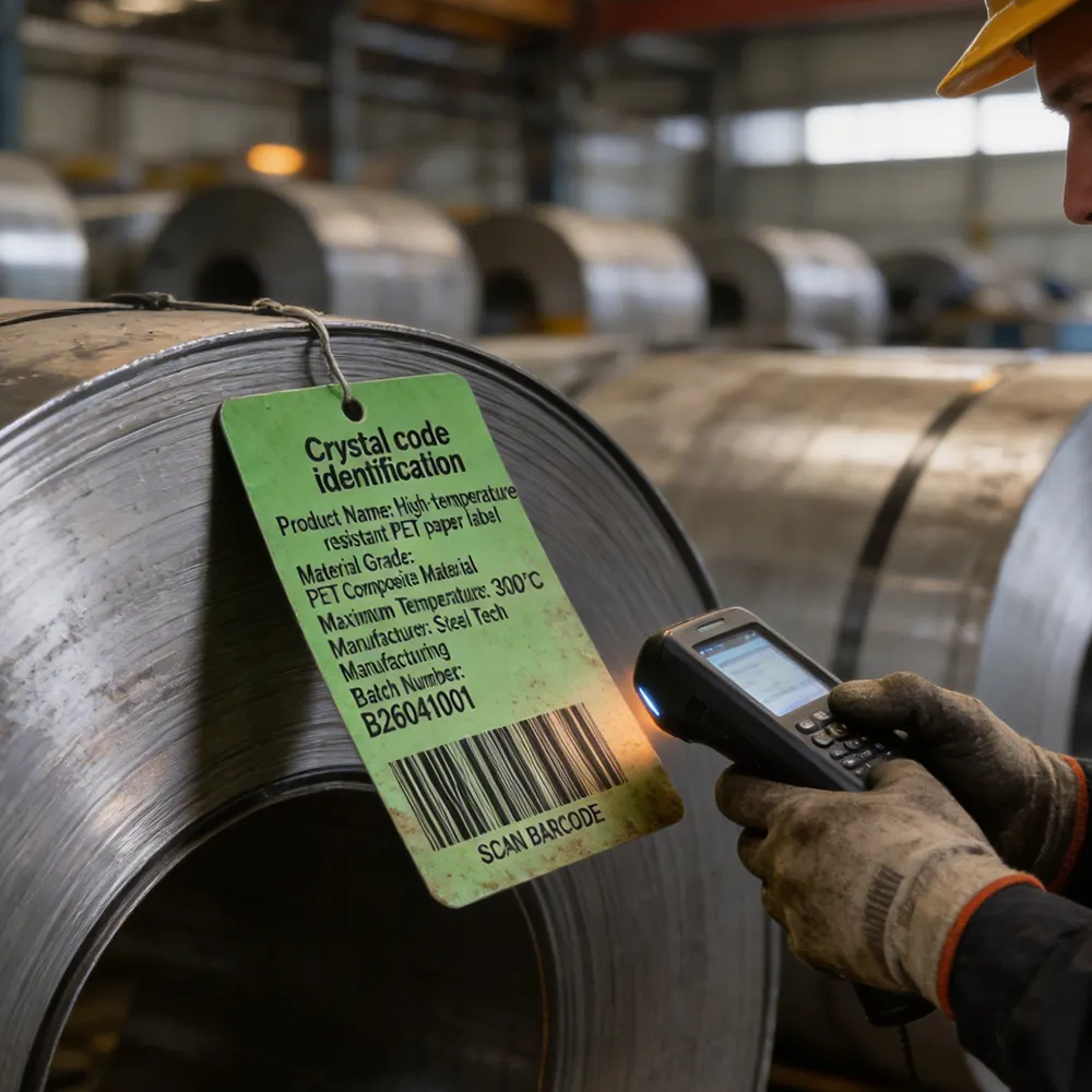 Étiquettes d’identification pour les travaux en acier