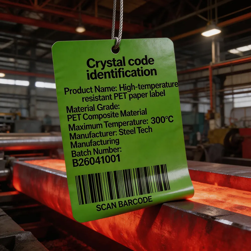 Étiquettes d’usine d’acier