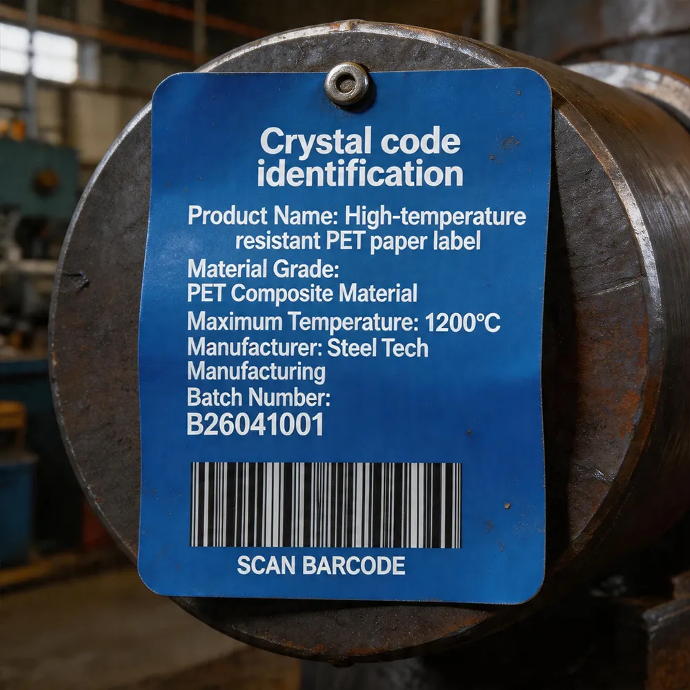 Étiquettes d’identification thermique métalliques