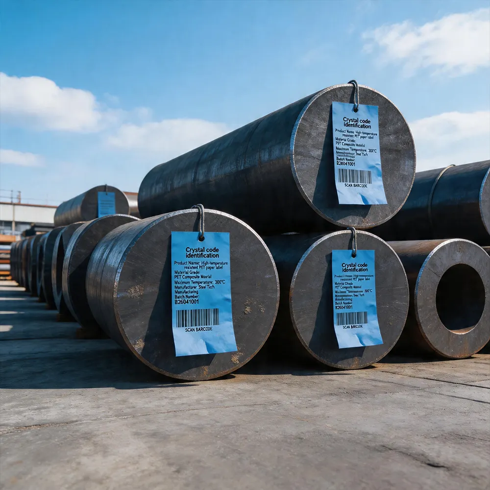 Étiquettes thermiques pour travaux en acier