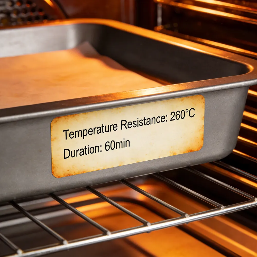 Étiquettes de sécurité autoclave
