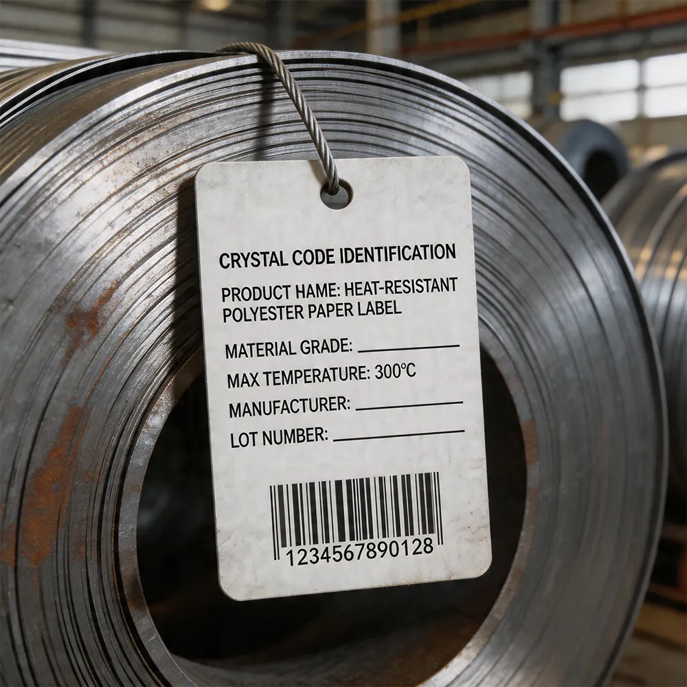 Plaques d’étiquettes métalliques à bobine