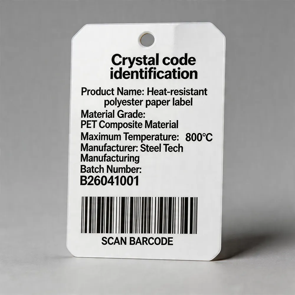 Étiquettes de codes-barres d’aciérie