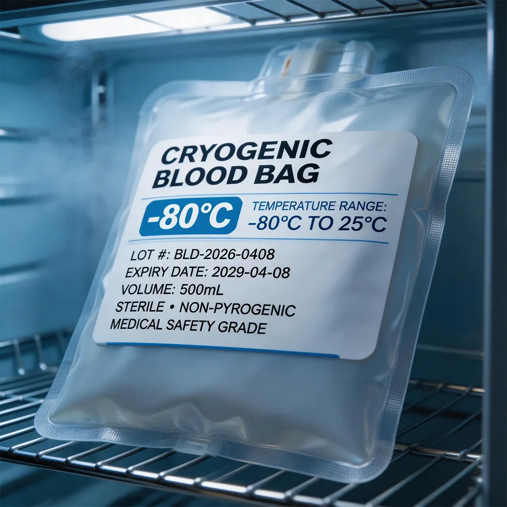 Étiquette de congélateur cryogénique