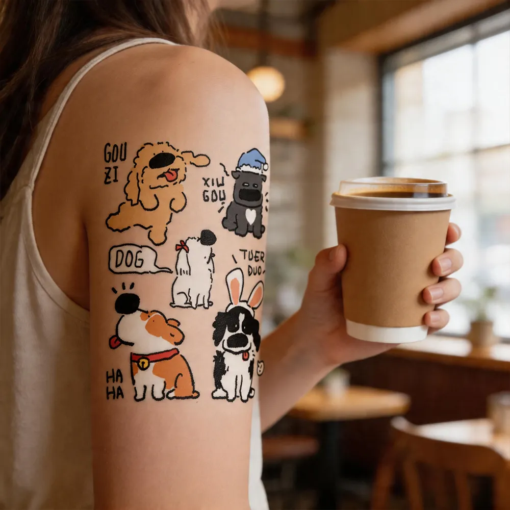 Papier pour autocollants à tatouage