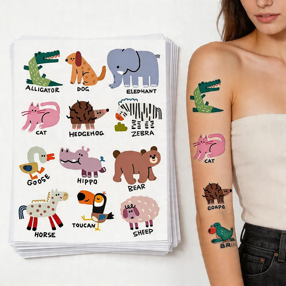 Papier de tatouage bricolage DIY