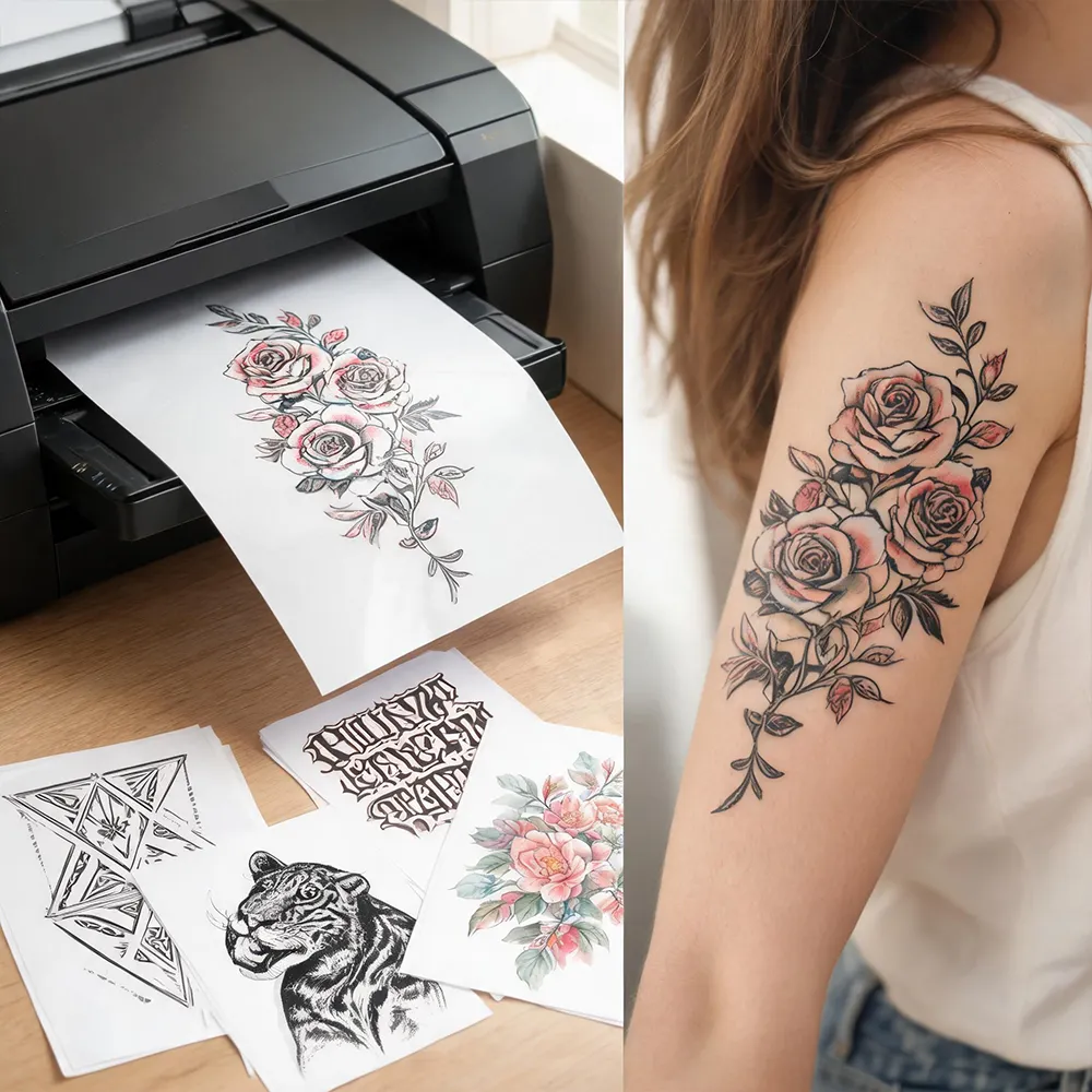 Papier à tatouer imprimable DIY pour imprimante jet d’encre